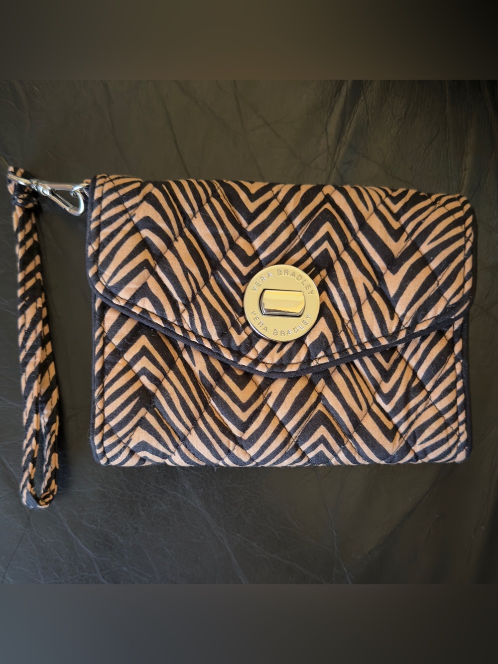 Vera Bradley Womens animal print wallet Wristlet turnkey